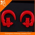 TP02525 acrylic ear expander , acrylic owl piercing ear spiral plug